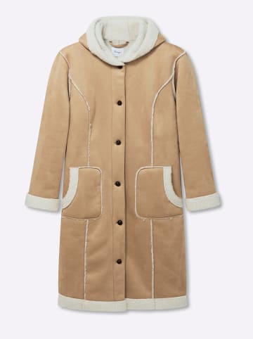 sheego Mantel in camel