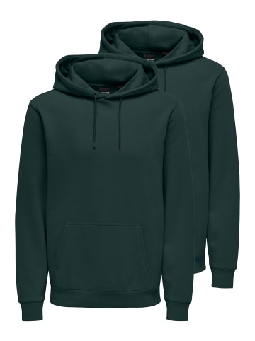 ONLY & SONS Sweatshirt / Hoodie Ceres in Darkest spruce