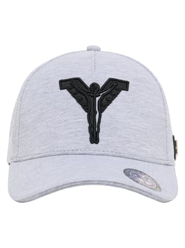 Carlo Colucci Baseball Cap Comba in Grau Meliert