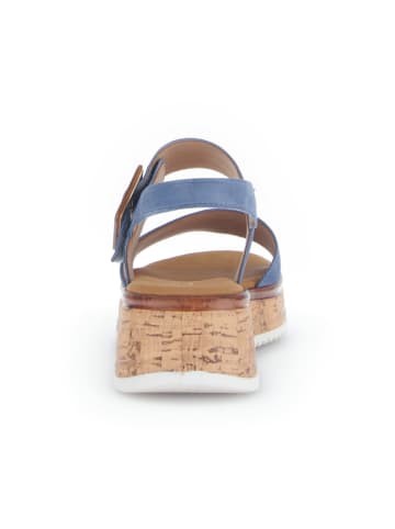 Gabor Comfort Plateau Sandaletten in Blau