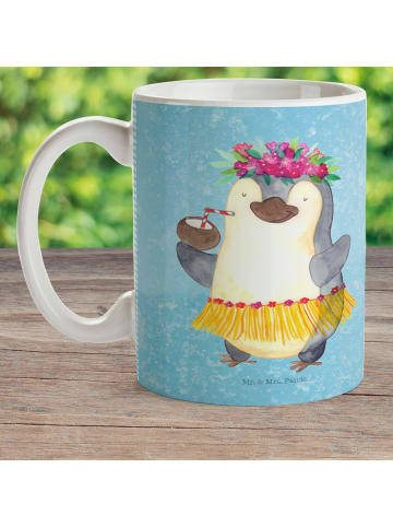 Mr. & Mrs. Panda Trinklernbecher Pinguin Kokosnuss ohne Spruch in Eisblau