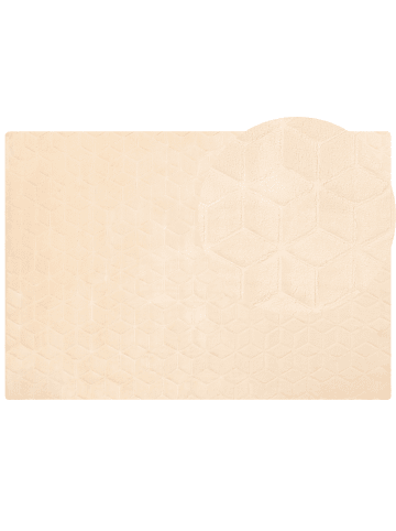 Beliani Shaggy THATTA in Beige - (W) 160 x (L) 230 cm