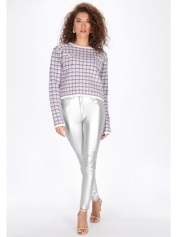 faina Women Sweater in offwhite lilac