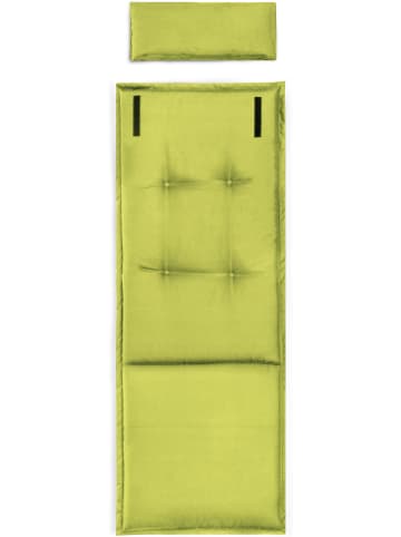 Aspero 8 wasserdichte Stuhlauflagen Hochlehner Sitzpolster in Grün