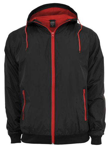 Urban Classics Windbreaker in blk/red