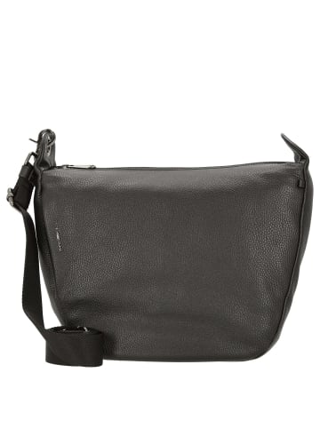 Mandarina Duck Mellow Leather - Umhängetasche 34 cm (warm taupe) in nero