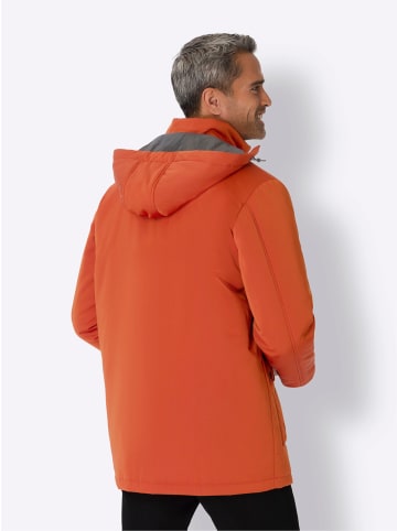 Sieh an! Kapuzenjacke in rostrot