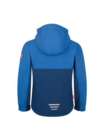 Trollkids Softshelljacke Kristiansand in harbor blue/aqua haze