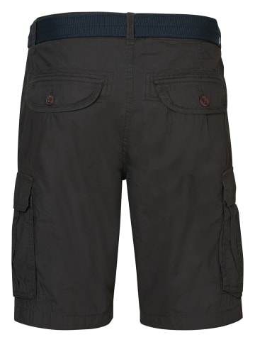 Petrol Industries Cargo-Shorts mit Gürtel in Grau