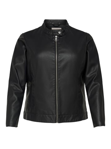ONLY Carmakoma Lederjacke in Black