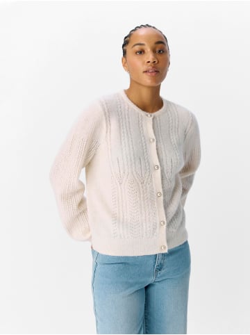 Object Strickjacke in Cloud Dancer