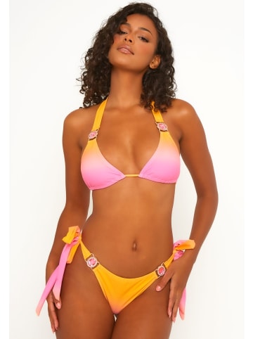 Moda Minx Bikini Top Club Tropicana Triangel Top in Tutti Fruity