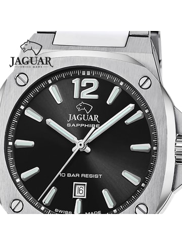 Jaguar Analog-Armbanduhr Jaguar RC. silber groß (ca. 41mm)