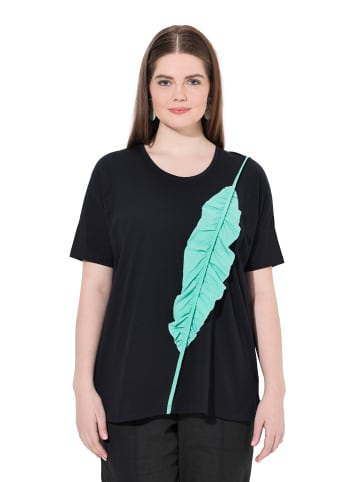 Ulla Popken Shirt in schwarz