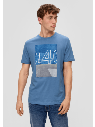 S. Oliver T-Shirt kurzarm in Blau