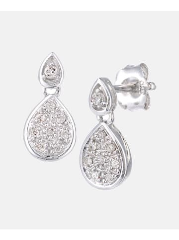 Diamant L'éternel Ohrhänger aus 375 Weißgold mit Diamant