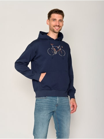 GreenBomb Hoodie Bike Jack Simple in Marineblau