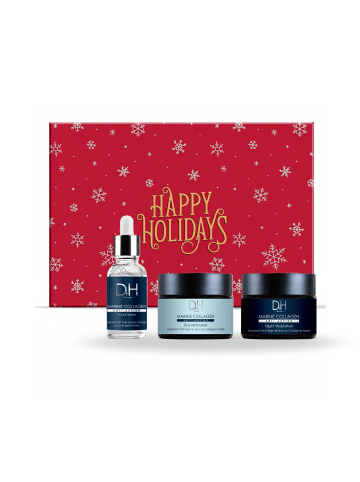 Dr Botanicals 3tlg Hautverjüngend Feuchtigkeits-Kollagen Paket