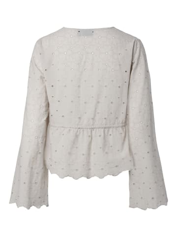 Pieces Bluse in Silver Lining