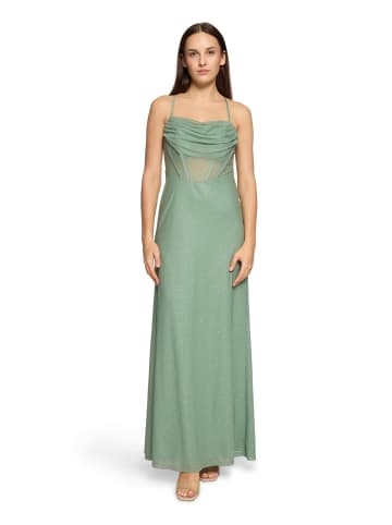 Vera Mont Abendkleid im Glitzer-Look in Green/Green
