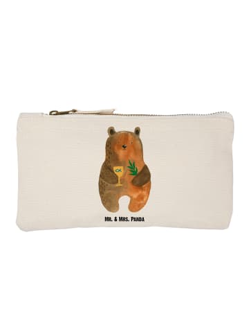 Mr. & Mrs. Panda Federmappe Bär Konfirmation ohne Spruch in Weiß