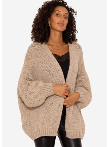 SASSYCLASSY Oversize Cardigan in Beige