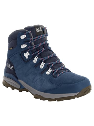 Jack Wolfskin Wanderschuhe Refugio Texapore Mid in Dunkelblau