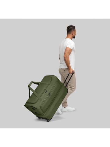Redolz Duffle Essentials 2-Rollen Reisetasche 70 cm L mit Dehnfalte in olive
