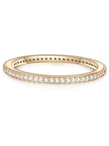 Glanzstücke München Ring Sterling Silber Zirkonia in gelbgold