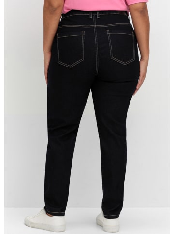sheego Jeans in blue black denim