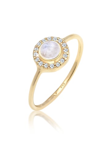 Elli DIAMONDS  Ring 585 Gelbgold Herz, Kreis in Gold