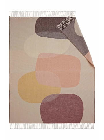 Hessnatur Hessnatur Lambswool Plaid PIRO aus reiner Bio-Schurwolle in travertin