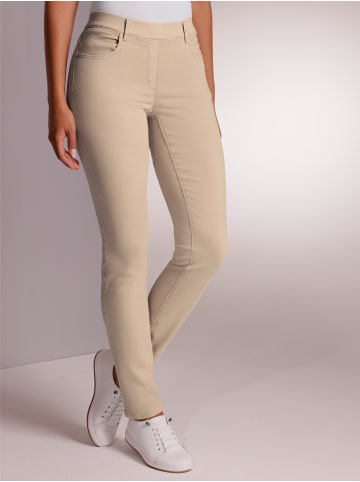 ascari Lyocell-Baumwoll-Schlupfjeans in beige