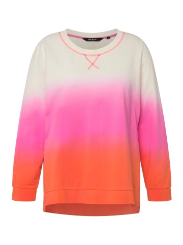 Ulla Popken Sweatshirt in fuchsia pink