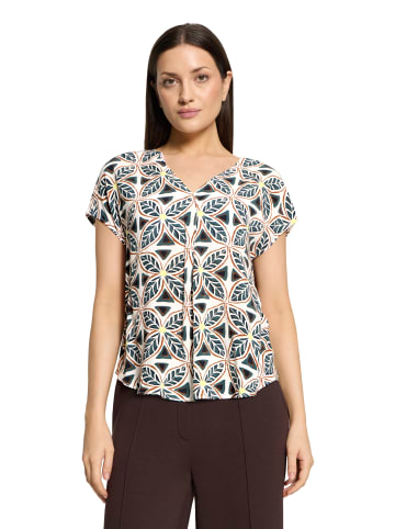 CARTOON Schlupfbluse mit V-Ausschnitt in Nature/Grey