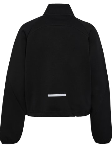 Hummel Hummel Halbreißverschluss Sweatshirt Reflektierend Logo Hmltech Multisport Damen in BLACK