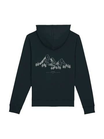 F4NT4STIC Hoodie Mountain Back in schwarz