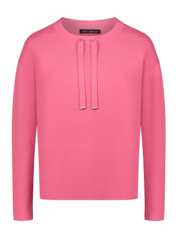 Betty Barclay Feinstrickpullover mit Seitenschlitzen in Pink