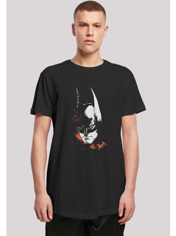 F4NT4STIC Long Cut T-Shirt DC Comics Batman Arkham Knight Bats Face in schwarz