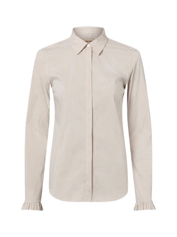 Mos Mosh Bluse MMMattie in taupe weiß - 0001
