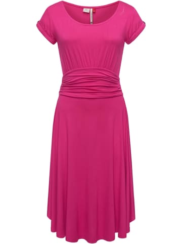 ragwear Sommerkleid Yvone Solid in Magenta