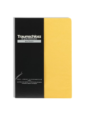 Traumschloss Exclusiv Edel-Jersey Kissenbezug in gold