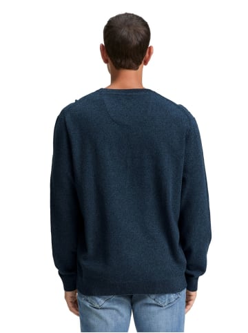 Tom Tailor Pullover STRUCTURED CREWNECK KNIT in Blau