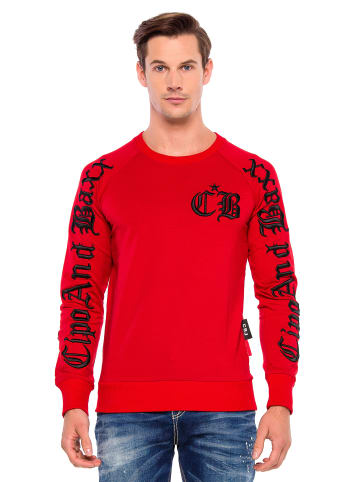 Cipo & Baxx Sweatshirt in Red