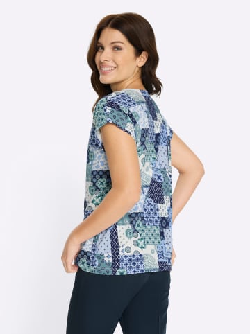 Sieh an! Druck-Shirt in ecru-jade-bedruckt