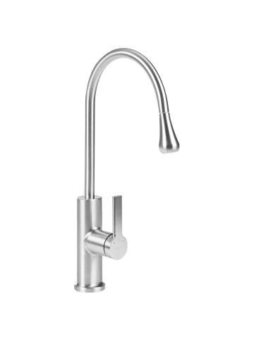 Beliani Küchenarmatur NEUQUEN in Silber - (W) 23 x (H) 43 x (L) 5 cm