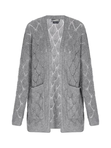 DreiMaster Vintage Women Cardigan in grey melange