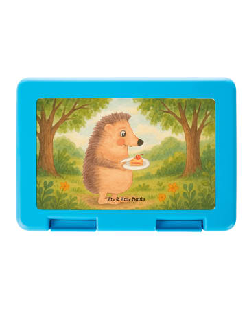 Mr. & Mrs. Panda Essensbox Igel Kuchenstück Design ohne Spruch in Weiß