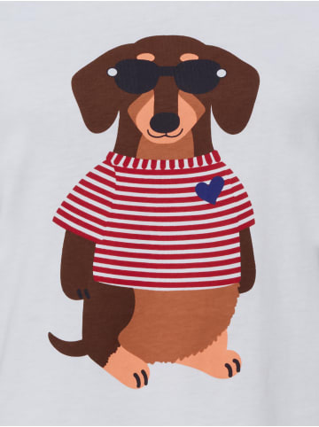 Franco Callegari T-Shirt in weiß mehrfarbig