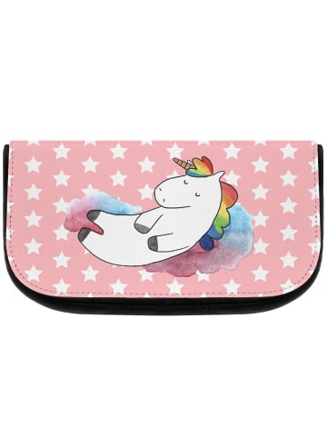 Mr. & Mrs. Panda Kosmetiktasche Einhorn Wolke 7 ohne Spruch in Rot Pastell